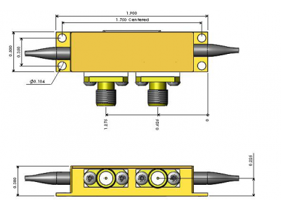 可见光 光纤/空间 电光 相位调制器